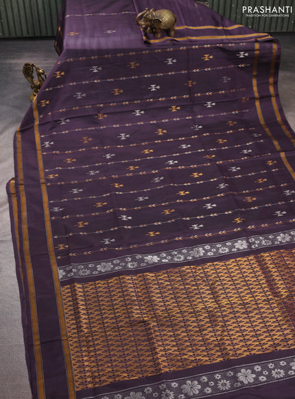 Jamun  Uppada Silk Saree - Zari Weaves