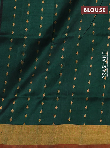 Green  Uppada Silk Saree - Buttas