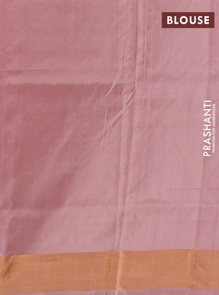 Pastel Pink  Uppada Silk Saree -  Buttas