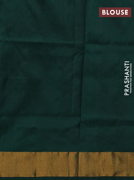 Green  Uppada Silk Saree -  Buttas
