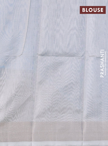 Cs Blue  Uppada Silk Saree - Coin Buttas