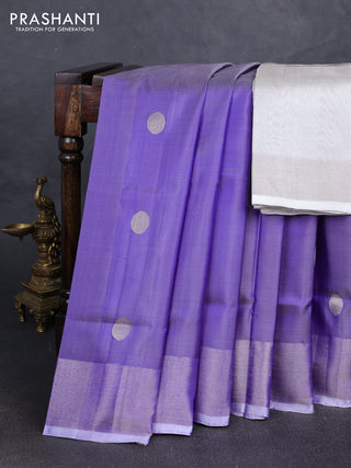 Violet Uppada Silk Saree - Buttas