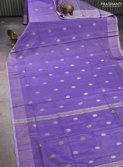 Violet Uppada Silk Saree - Buttas