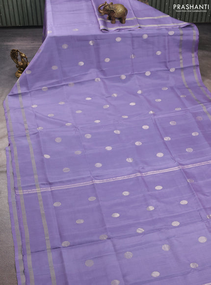 Lavender Uppada Silk Saree - Buttas