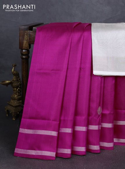 Pink  Uppada Silk Saree - Buttas