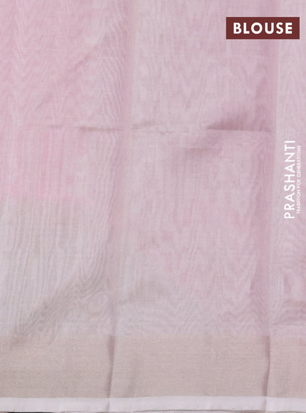 Pink  Uppada Silk Saree - Buttas
