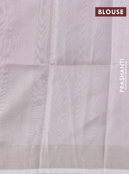 purple  Uppada Silk Saree - Buttas