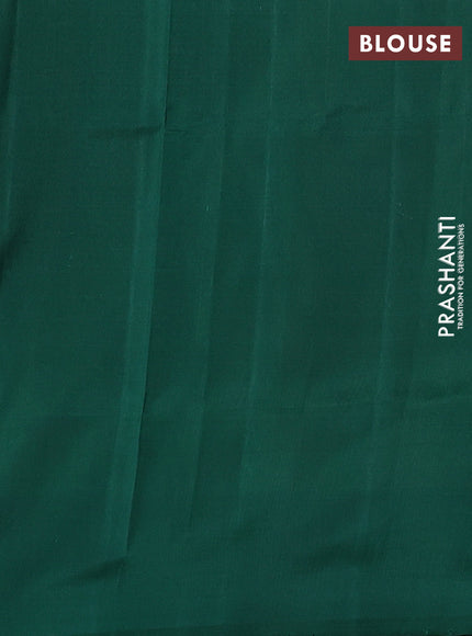 Mehendi Green  Uppada Silk Saree - Coin Buttas