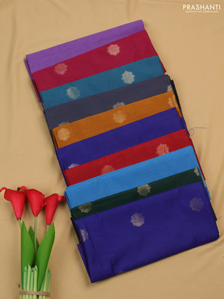 Semi silk blouse bit multi colour and pack of 10