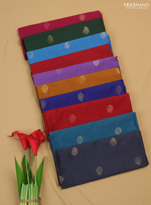 Semi silk blouse bit multi colour and pack of 10