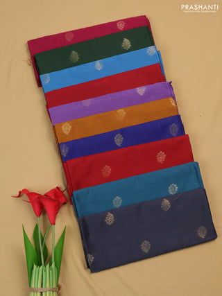 Semi silk blouse bit multi colour and pack of 10