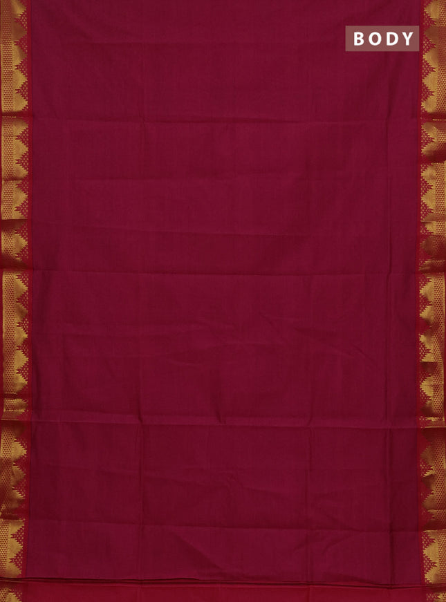 Pink Semi Silk Cotton Saree