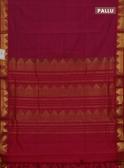 Pink Semi Silk Cotton Saree