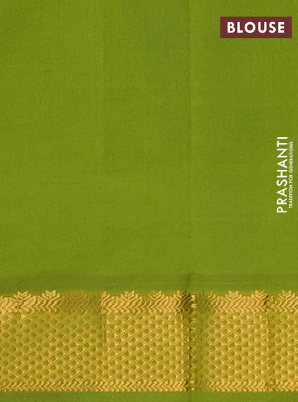 Cs Blue & Green Semi Silk Cotton Saree - Paalum Pazhamum Checks