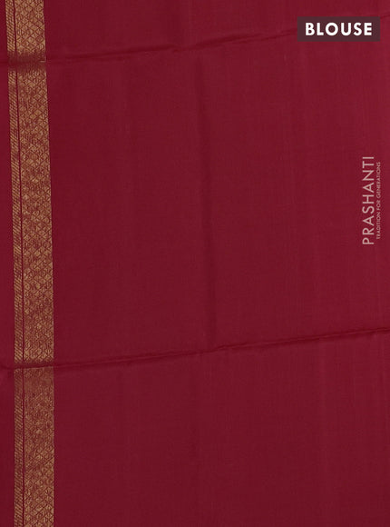 Red Kanchipuram Soft Silk Saree - Buttas