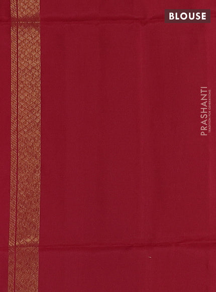 Red Kanchipuram Soft Silk Saree - Buttas