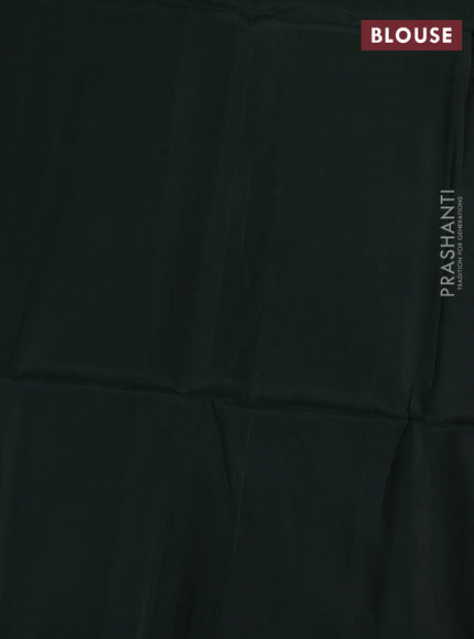 Green Kanchipuram Soft Silk Saree - Buttas