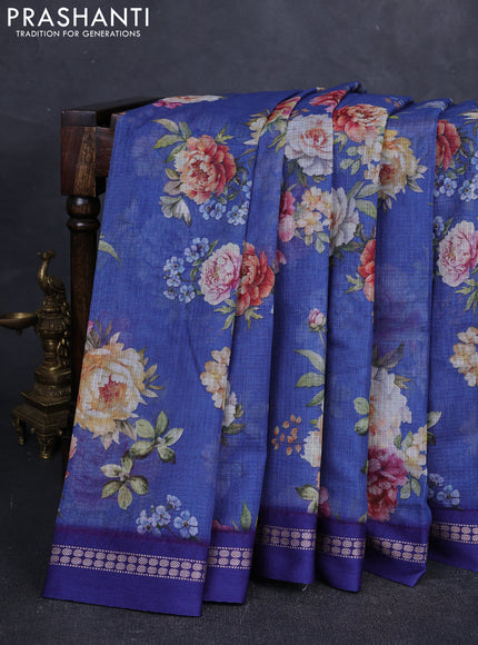 Blie  Kota Silk Cotton Saree - Floral Prints