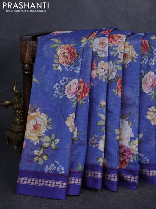Blie  Kota Silk Cotton Saree - Floral Prints