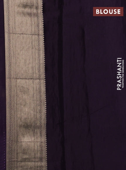 Lavender & Violet Dola Silk - Brocade