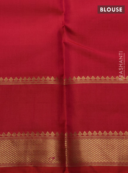 Pink Pure Kanchipuram Silk - Checks