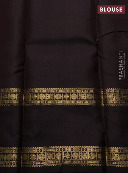 Jamun Pure Kanchipuram Silk - Checks