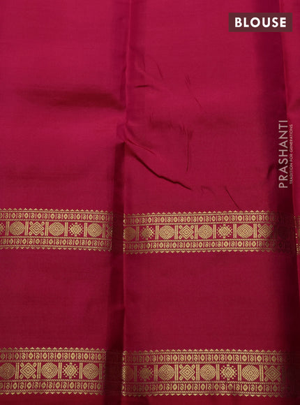 Pink Pure Kanchipuram Silk - Checks