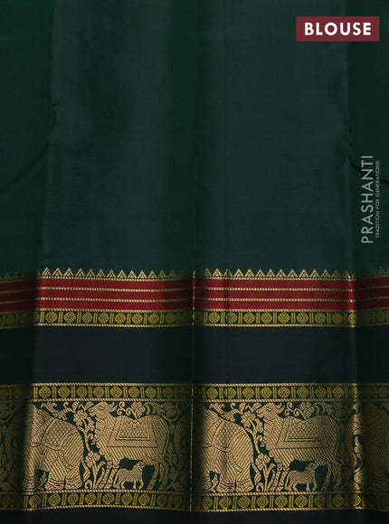 Green Pure Kanchipuram Silk Saree