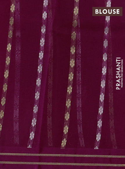 Pink Banarasi Organza Silk Saree - Buttas
