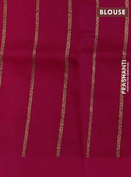 Pink Banarasi Organza Silk Saree - Buttas