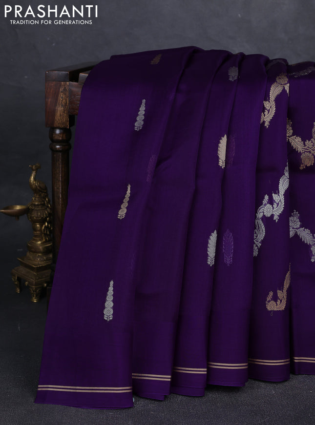 Green Banarasi Organza Silk Saree -Zari Weaves