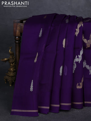Green Banarasi Organza Silk Saree -Zari Weaves