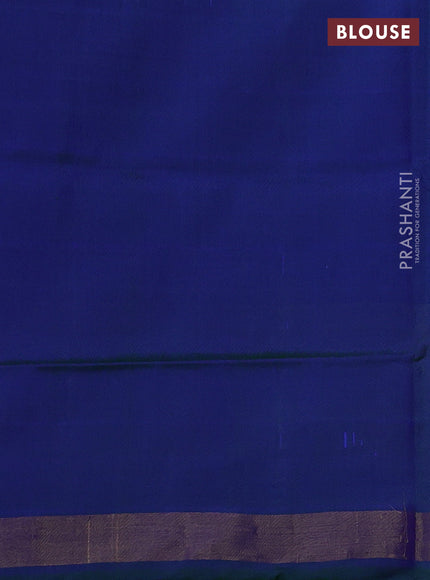 Green & Blue Rajkot Patola Silk Saree