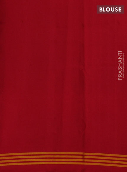 Blue & Red Rajkot Patola Silk Saree