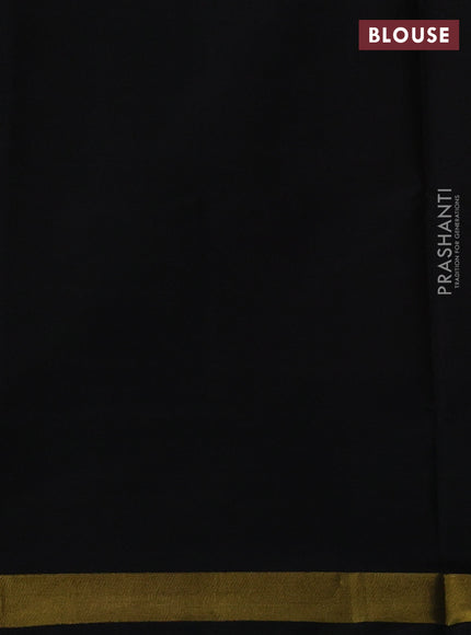 Rust & Black Rajkot Patola Silk Saree