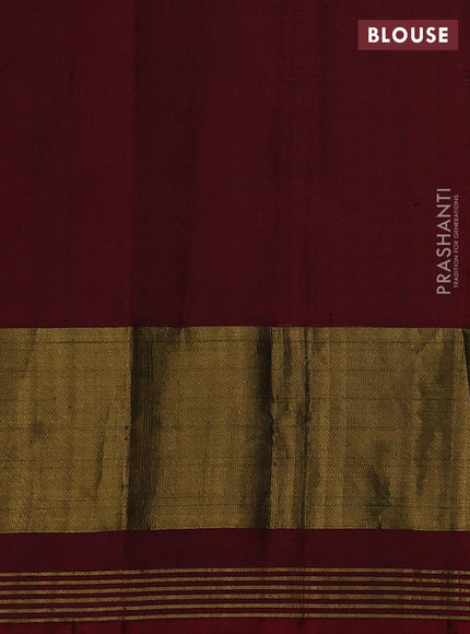 Blue & Maroon Rajkot Patola Silk Saree