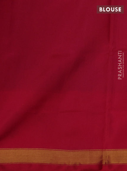 Blue & Red Rajkot Patola Silk Saree