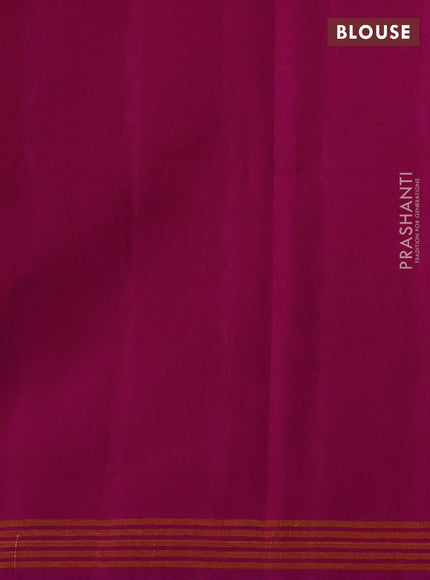 Purple & Magenta Pink Rajkot Patola Silk Saree