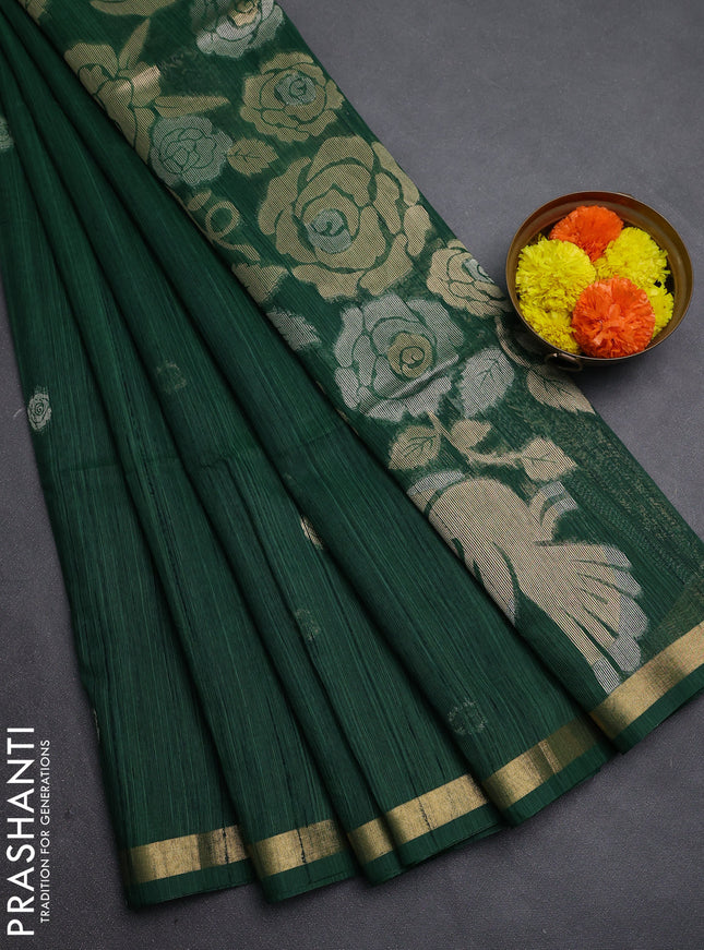 Green Bhagalpuri Tussar Saree