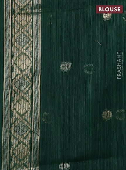 Green Bhagalpuri Tussar Saree