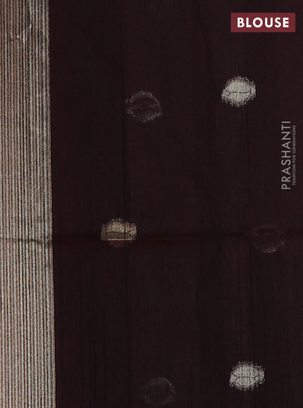 Red & Maroon Bhagalpuri Tussar Saree