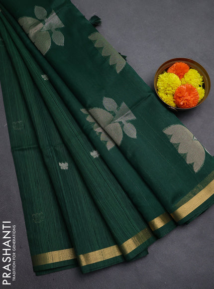 Green Bhagalpuri Tussar Saree