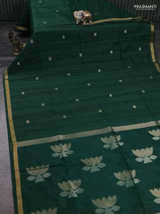 Green Bhagalpuri Tussar Saree