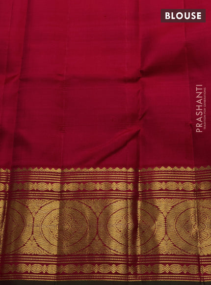 Pink Pure Kanchipuram Silk  - Zari Weaves