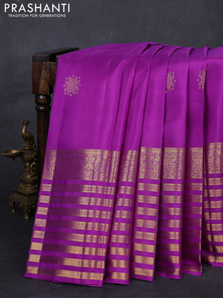 Pink Pure Kanchipuram Silk - Buttas