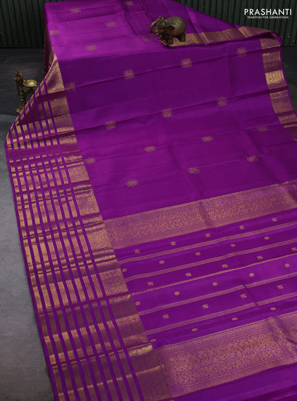 Pink Pure Kanchipuram Silk - Buttas