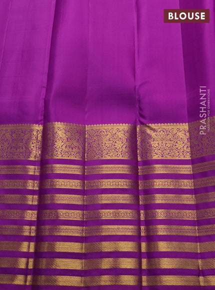 Pink Pure Kanchipuram Silk - Buttas