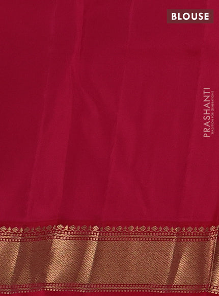 Blue & Red Kanchipuram Silk - Weaves