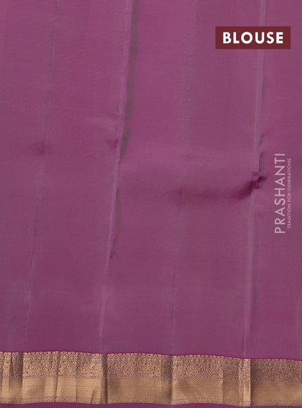 Green & Pink Kanchipuram Silk - Buttas