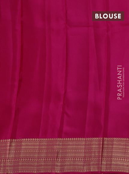 Orange & Pink Kanchipuram Silk - Buttas